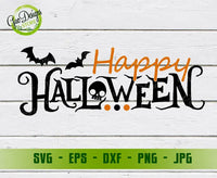 Happy halloween svg cut file, Funny halloween svg Digital Download File, halloween anniversary, halloween gift Free SVG Cut File GaoDesigns Store Free digital item