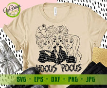 Load image into Gallery viewer, Hocus pocus svg, Sanderson sister svg, funny halloween svg file for cricut Sanderson svg, witch svg GaoDesigns Store Digital item
