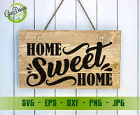Home Sweet Home SVG, Home SVG, Wood Sign Svg, Farmhouse Sign Svg, Rustic Sign Svg, Home Sign Svg, Farmhouse Style Svg GaoDesigns Store Digital item