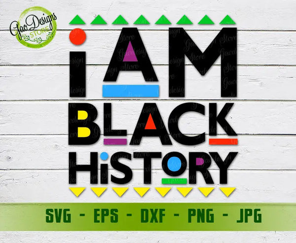 I Am Black History svg Martin font Black History Month svg martin luther king svg afro girl svg my roots svg african american svg GaoDesigns Store Digital item
