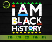 I Am Black History svg Martin font Black History Month svg martin luther king svg afro girl svg my roots svg african american svg GaoDesigns Store Digital item