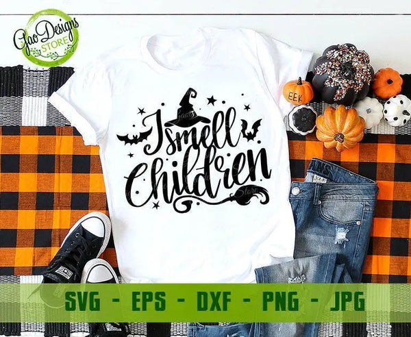 I smell children svg files for cricut, halloween svg cutting file, Halloween Svg, Funny Halloween Svg, Eps, Dxf, Png GaoDesigns Store Digital item