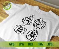 Jack O Lantern SVG,  Pumpkin Face SVG Funny Halloween SVG Pumpkin Svg File for Cricut halloween file