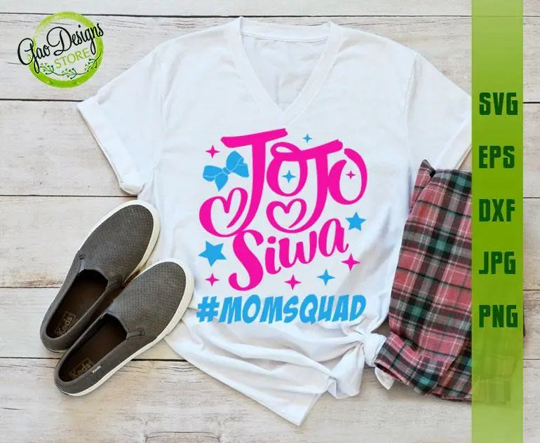 Jojo siwa squad svg Jojo siwa momsquad svg Jojo siwa dadsquad svg Jojo siwa family svg Jojo siwa shirt svg