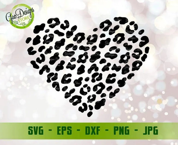 Leopard Heart Png Leopard Heart Svg Cheetah Heart Svg Heart 