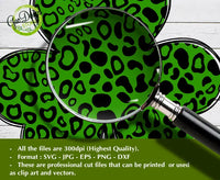 Leopard Shamrock Svg, St Patricks Day Svg, Cuttable Leopard Svg, Clover Design, Shamrock Clip Art, St Patricks Day svg GaoDesigns Store Digital item