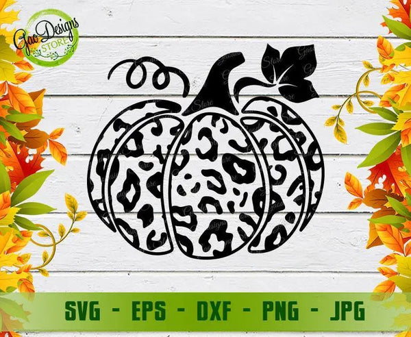 Leopard pumpkins SVG, thanksgiving svg cut file, pumpkin cut file cricut, halloween svg, fall svg GaoDesigns Store Digital item