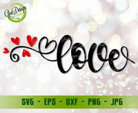 Love Valentine SVG calligraphy love svg Love Script Tumblers svg  Valentine Shirt svg Cutting files for CriCut Valentine Shirt svg GaoDesigns Store Digital item