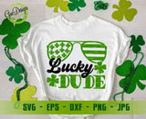Lucky Dude Svg St Patricks Day svg, Lucky Irish svg Files for Cricut Downloads Silhouette St Patricks Kids Shirts Clip Art GaoDesigns Store Digital item