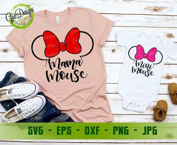 Minnie Mouse With Flower SVG, Minnie SVG, Minnie Mouse Head SVG, Minnie  Mouse Clipart, PNG, DXF, EPS, Cut Files For Cricut & Silhouette