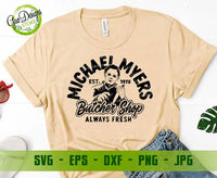 Michael Myers Butcher Shop SVG, Michael Myers SVG, Horror Halloween SVG, Horror svg Cricut Design GaoDesigns Store Digital item