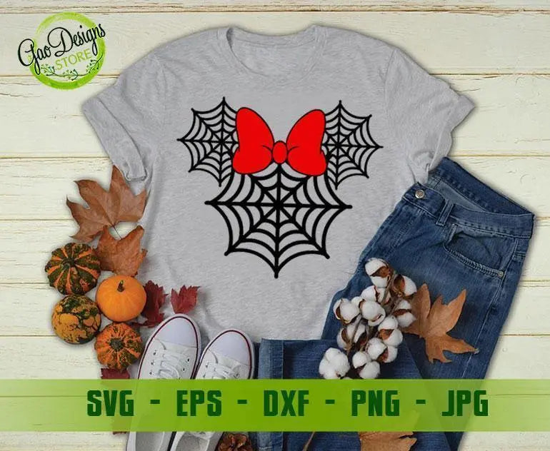 Mickey and Minnie spider webs Svg, Mickey Minnie Halloween SVG, Disney Couple Shirts svg Disney Halloween SVG GaoDesigns Store Digital item