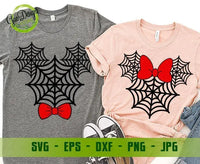 Mickey and Minnie spider webs Svg, Mickey Minnie Halloween SVG, Disney Couple Shirts svg Disney Halloween SVG GaoDesigns Store Digital item