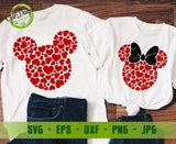 Minnie Hearts svg, Minnie Valentine's day svg, Disney Valentine svg, Minnie Ears, Kids Valentines Day svg, Minnie Valentine svg Cutting files for CriCut GaoDesigns Store Digital item