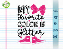 Load image into Gallery viewer, My favorite color is glitter svg, Jojo siwa squad svg -My favorite color is glitter svg, Jojo siwa logo svg, Jojo siwa svg, Jojo siwa shirt svg GaoDesigns Store Digital item
