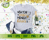 New Year Wishes And Midnight Kisses SVG, New Years Eve SVG, New Year Svg cut file New Years Cutting File GaoDesigns Store Digital item