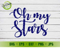 Oh my stars svg, Free 4th of July svg, Independence day svg, USA svg Memorial day svg, Patriotic svg GaoDesigns Store Digital item