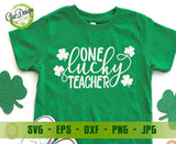 One Lucky Teacher Svg, St. Patrick's Day Svg, St. Patrick's Day Teacher Svg, St. Paddy's Svg Cutting File, Teacher Gift Svg for Cricut GaoDesigns Store Digital item