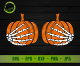 Pumkins skeleton hands boobs svg Free SVG Cut File Skeleton hands svg, Skeleton boob hands svg Halloween Shirt svg GaoDesigns Store Free digital item
