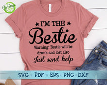Load image into Gallery viewer, Return To Bestie - Matching Friends Set of Cut Files, SVG PNG EPS dxf , If lost or drunk please return to bestie svg GaoDesigns Store Digital item
