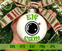 Santa Cam Elf Cam Reindeer Watch ornament svg png eps dxf jpg, christmas svg, ornament svg, santa camera ornament svg, elf cam svg GaoDesigns Store Digital item