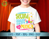 Second grade is magical, Hello second grade png, 1st day of school, first day of school svg, shirt for students svg, back to school svg GaoDesigns Store Digital item