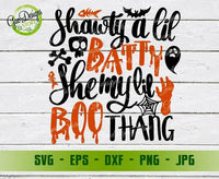 Shawty a lil BATTY, she my lil BOO thang svg cute file for cricut silhouette cameo, hallowen shirt svg, halloween svg files, funny halloween svg GaoDesigns Store Digital item