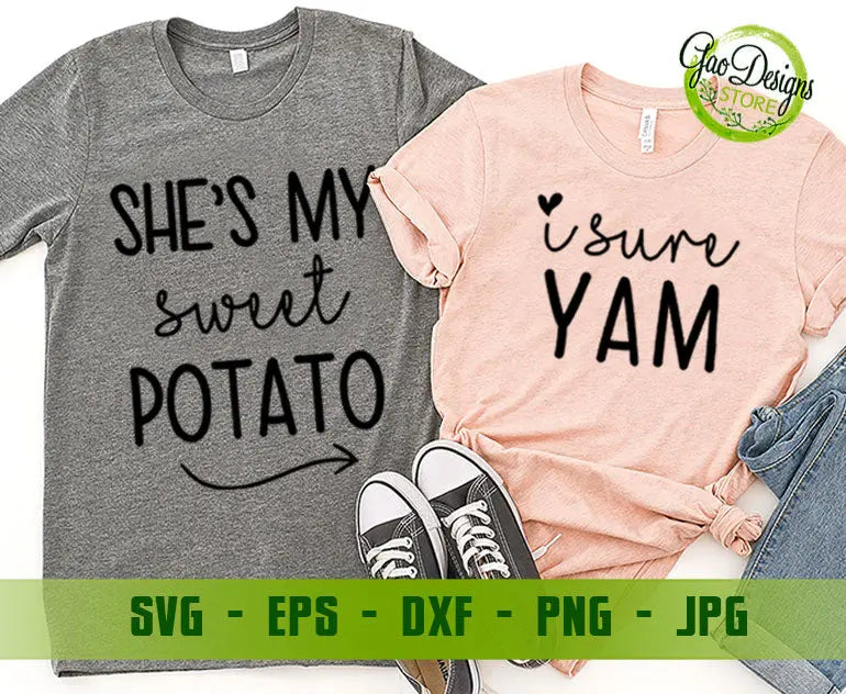 Shes My Sweet Potato - I Yam Cute Couple Matching Coffee Mug by EQ Designs  - Pixels