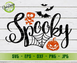 Spooky Halloween SVG, Halloween Shirt svg, Spider Web Svg, Halloween sign Svg, Happy Halloween Svg GaoDesigns Store Digital item