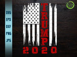 Trump Distressed Flag 2020 Svg, USA American Distressed Flag svg, 4th of July svg, Election 2020 SVG, Trump 2020 svg GaoDesigns Store Digital item