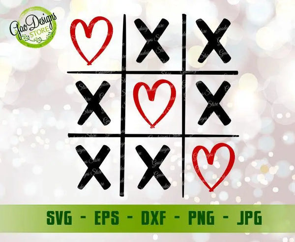 Tic tac toe love personalise poster - TenStickers