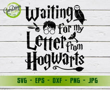 Load image into Gallery viewer, Waiting For My Letter From Hogwarts Cut File in SVG, EPS, DXF, JPEG, and PNG GaoDesigns Store Digital item
