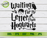 Waiting For My Letter From Hogwarts Cut File in SVG, EPS, DXF, JPEG, and PNG GaoDesigns Store Digital item