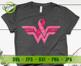 Wonder Woman Cancer Ribbon svg Wonder woman svg, Superhero svg, Breast Cancer Awareness svg, cancer awareness svg file for cricut GaoDesigns Store Digital item