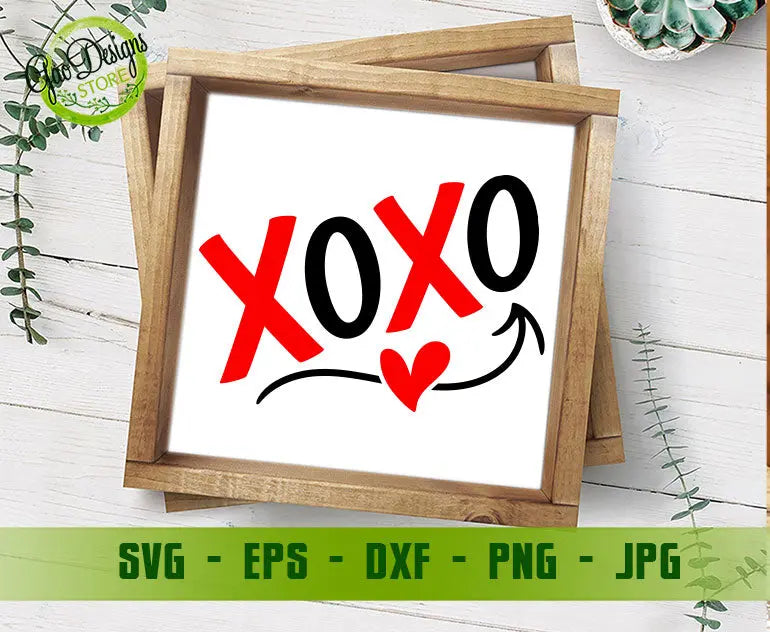 XOXO Valentine's Day svg, xoxo svg, Cute Valentine's svg, Valentine day svg file for criccut GaoDesigns Store Digital item