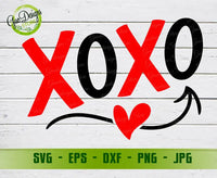 XOXO Valentine's Day svg, xoxo svg, Cute Valentine's svg, Valentine day svg file for criccut GaoDesigns Store Digital item